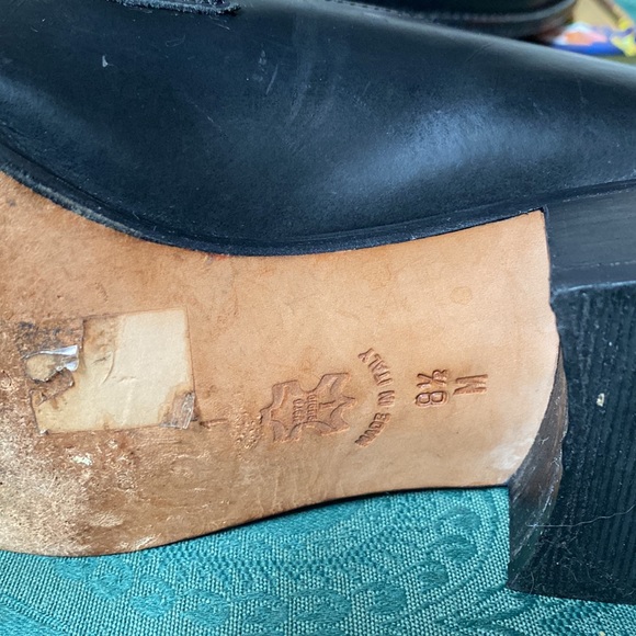 Vintage Brighton women’s Italian leather loafers S- 8 1/5 - Picture 9 of 10